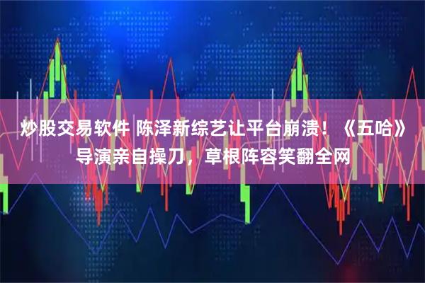 炒股交易软件 陈泽新综艺让平台崩溃！《五哈》导演亲自操刀，草根阵容笑翻全网
